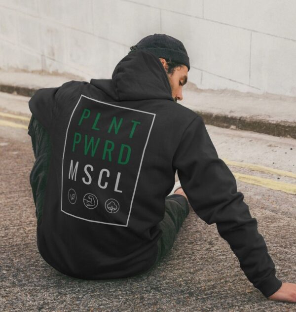 Men's Pullover Hoodie - Plant Powered Muscle - Image 2